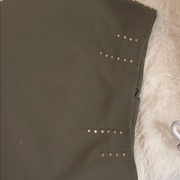 H&M Khaki Studded Mini Skirt - Picture 13 of 15
